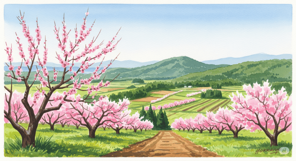 北海道でも水蜜桃は育つ？