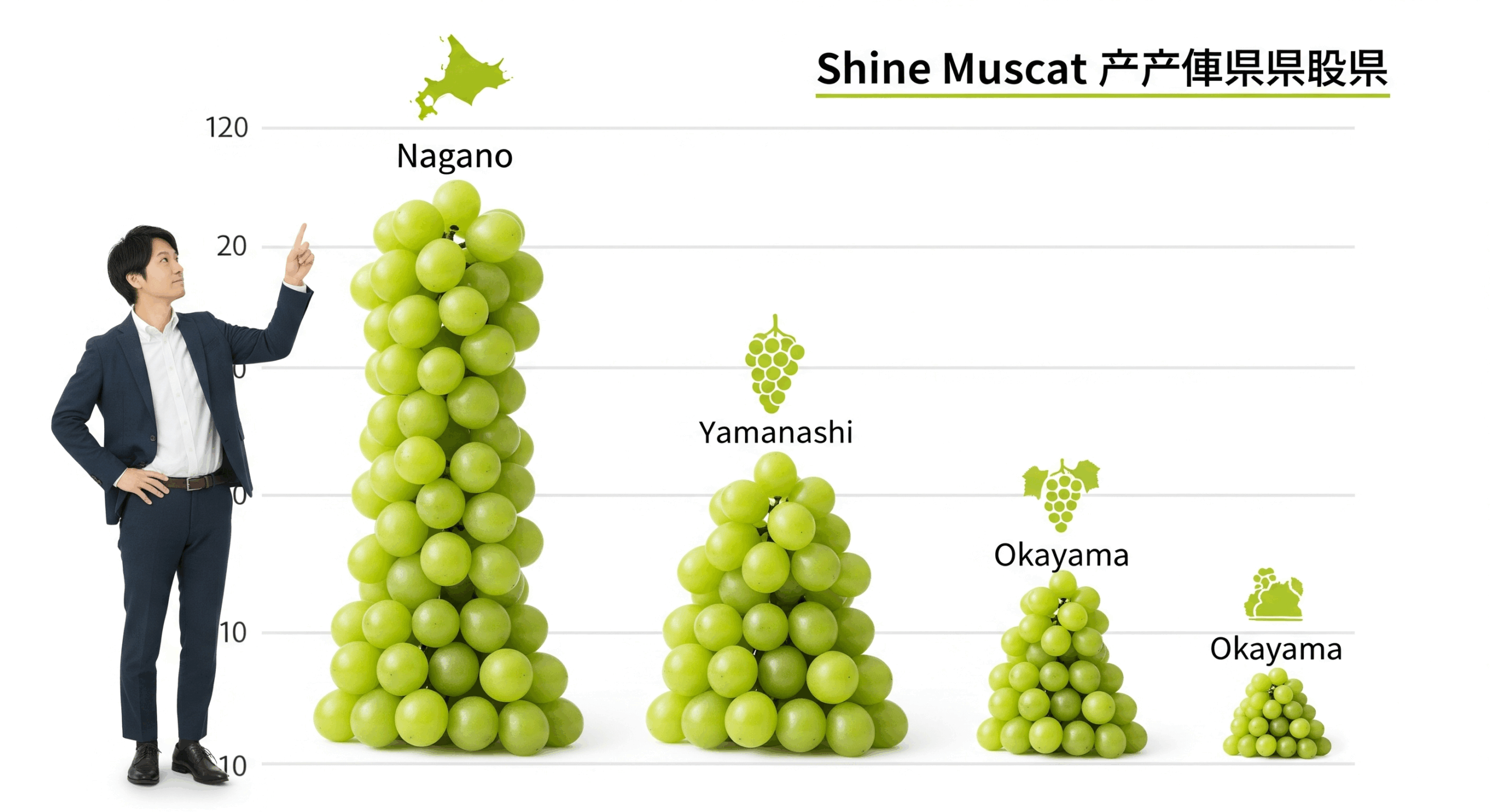 主要産地の生産量ランキング