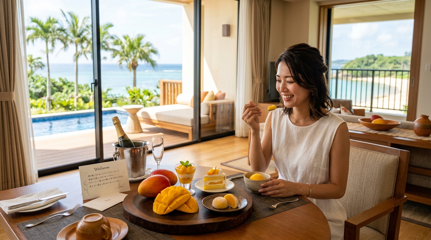 1室限定マンゴースイートの特別な特典