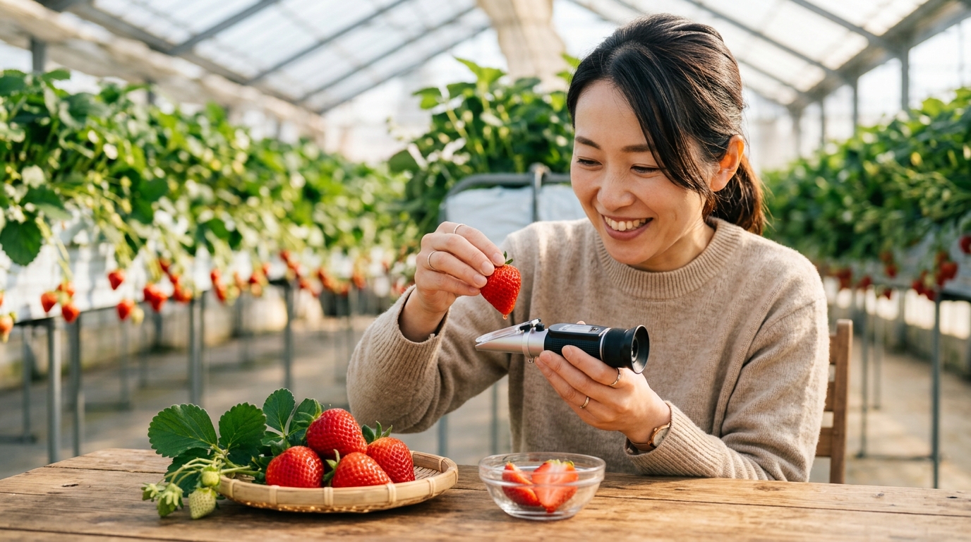 糖度15度以上の甘さの秘密