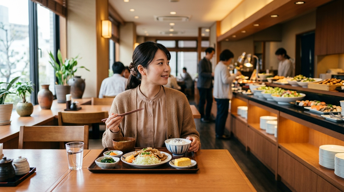ビュッフェと定食、どっちを選ぶ?