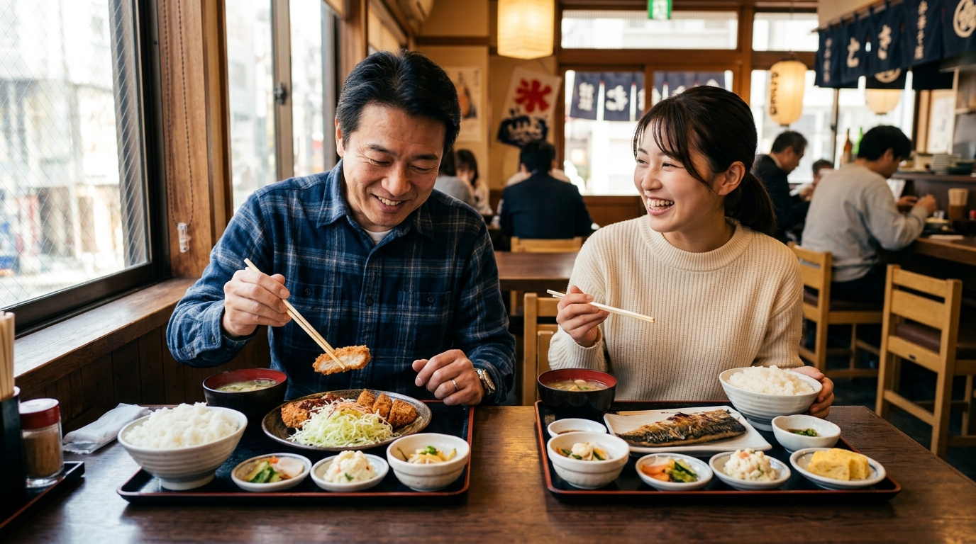 定食のボリュームは満足できる?