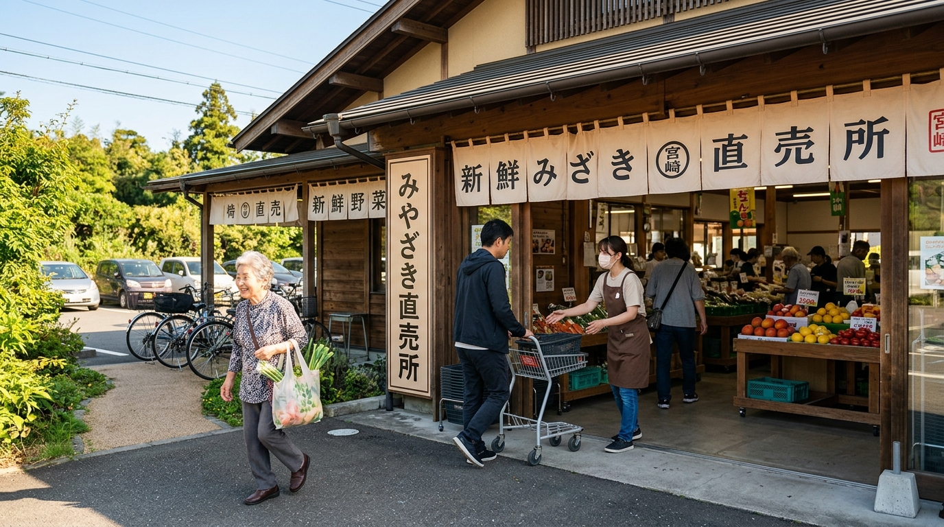 宮崎市内の直売所アクセス情報