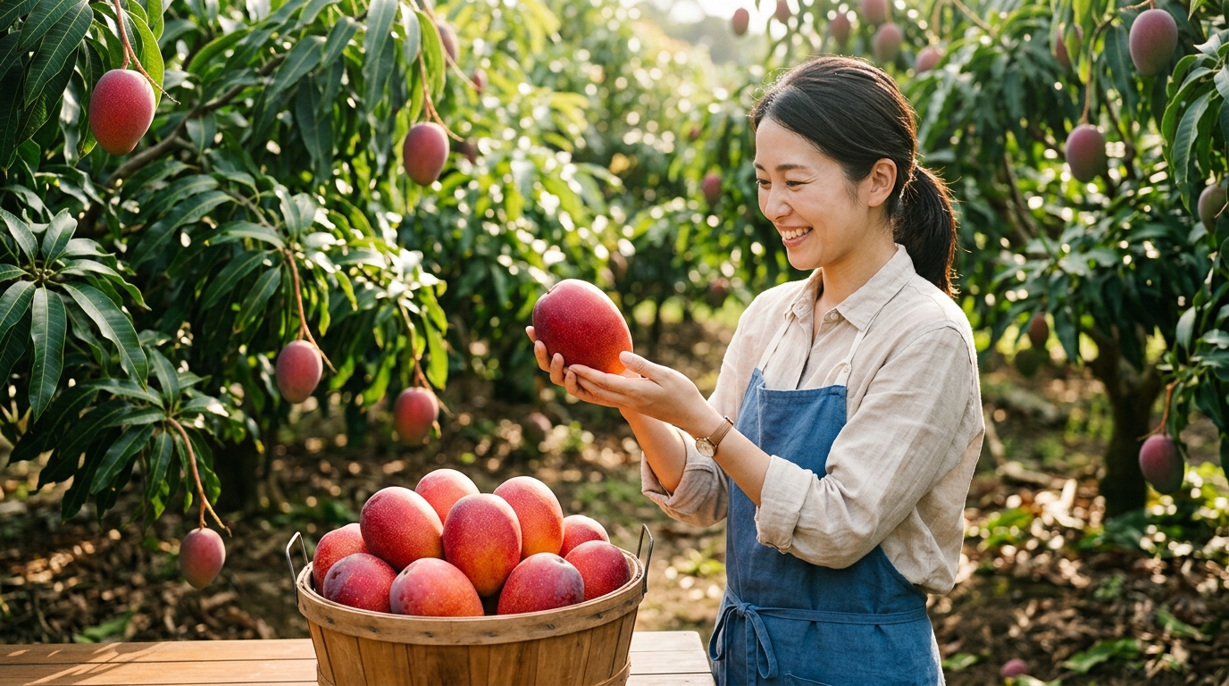 宮崎県産アップルマンゴーの頂点