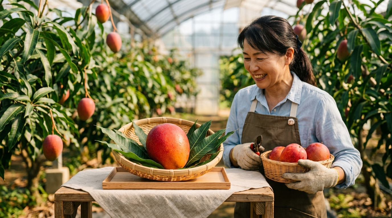 宮崎完熟マンゴーの王様、太陽のタマゴ