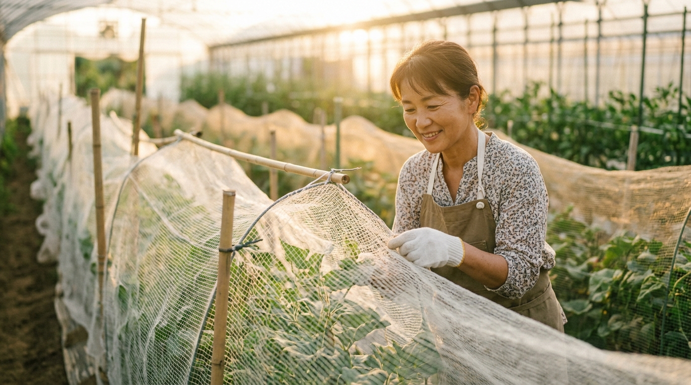 美しさを守るネット栽培の工夫とは