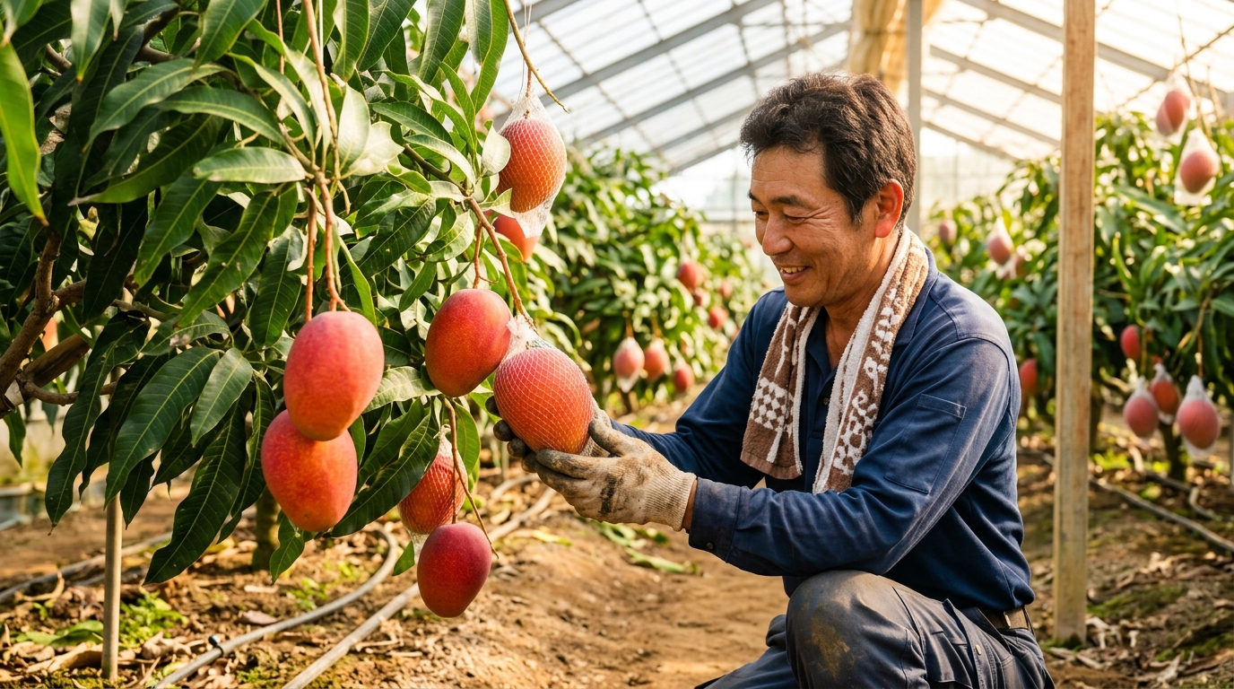 完熟マンゴーだけの特別な栽培法