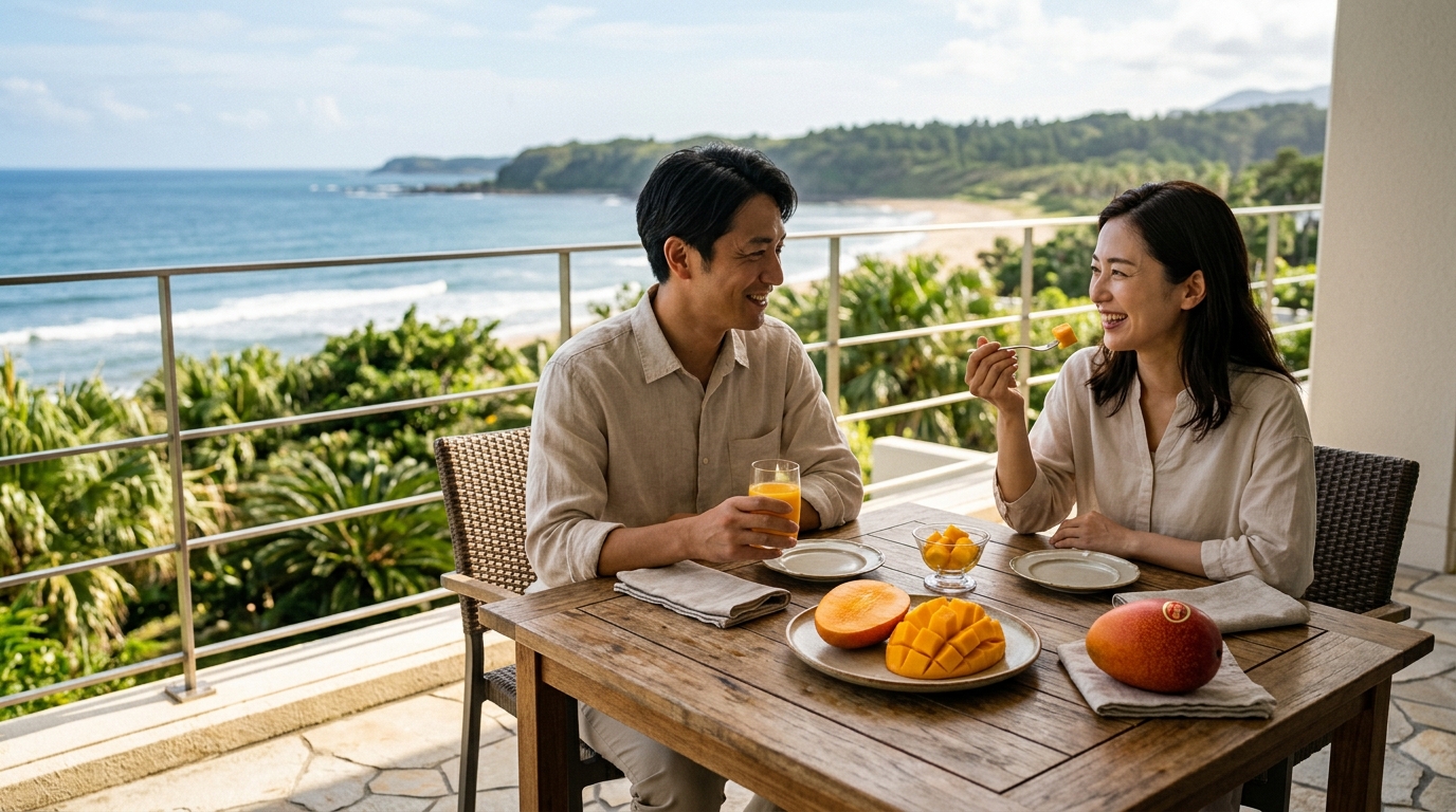 宮崎マンゴーホテル公式だけのマンゴー体験