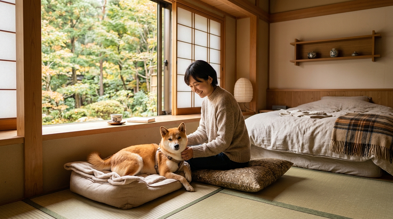 ペットと泊まれる客室はある?
