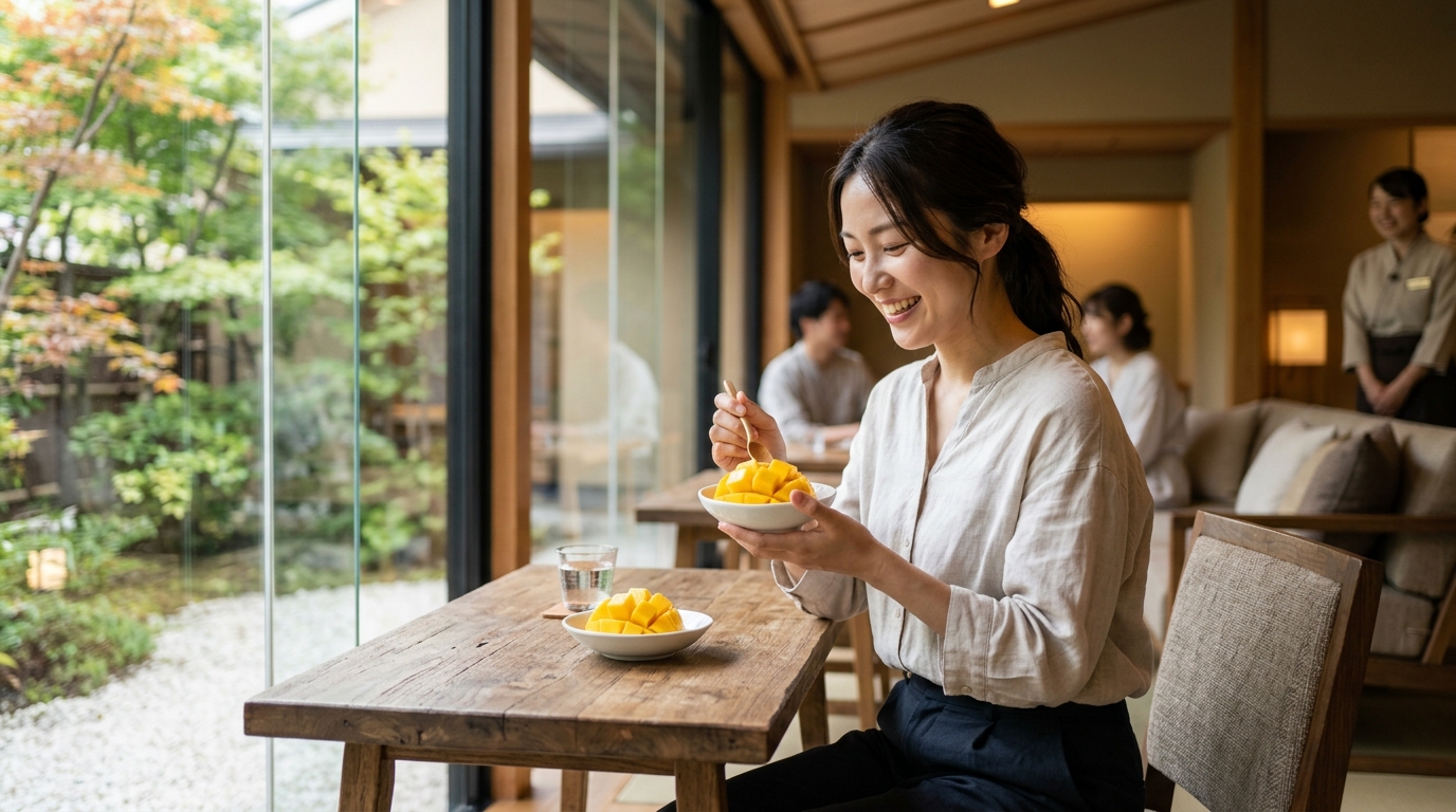 宿泊者限定のマンゴー無料提供とは?