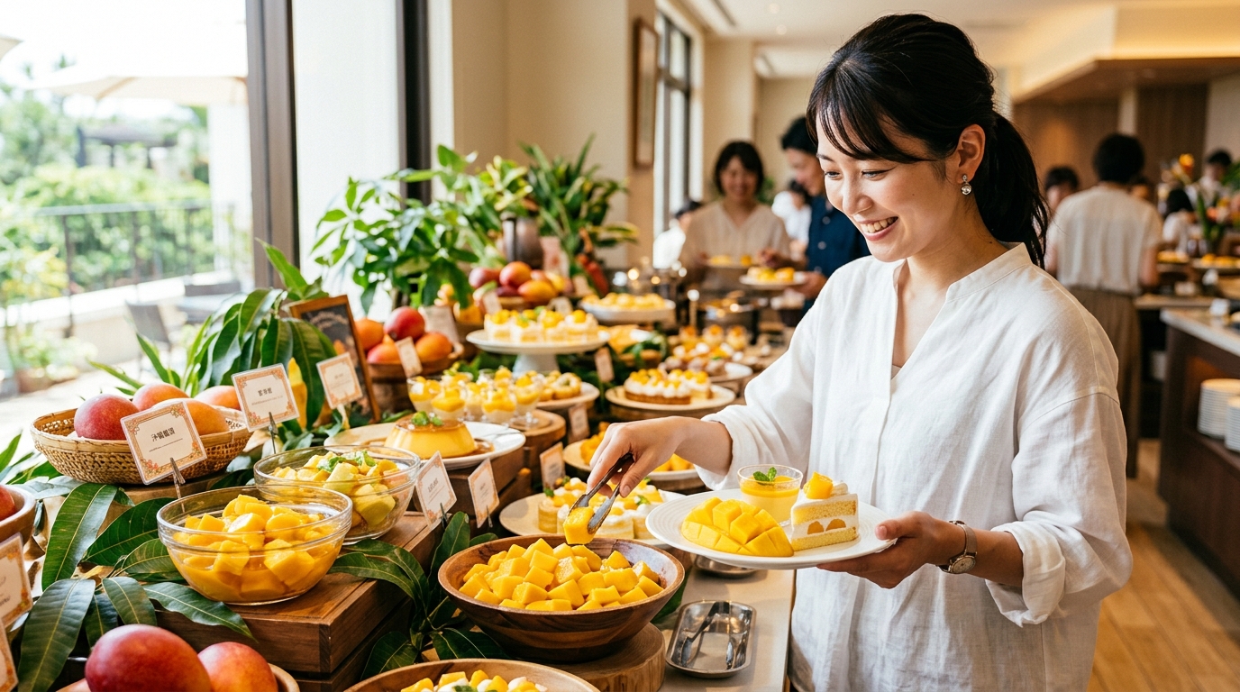 大人気のマンゴー食べ放題プラン詳細