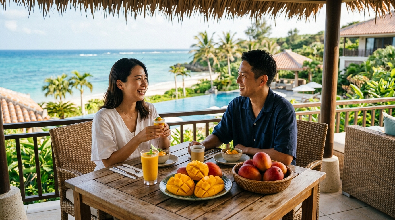 マンゴーがテーマの南国リゾート