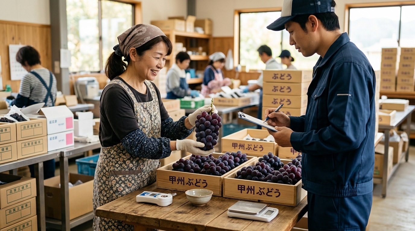 見た目や糖度も価格に影響