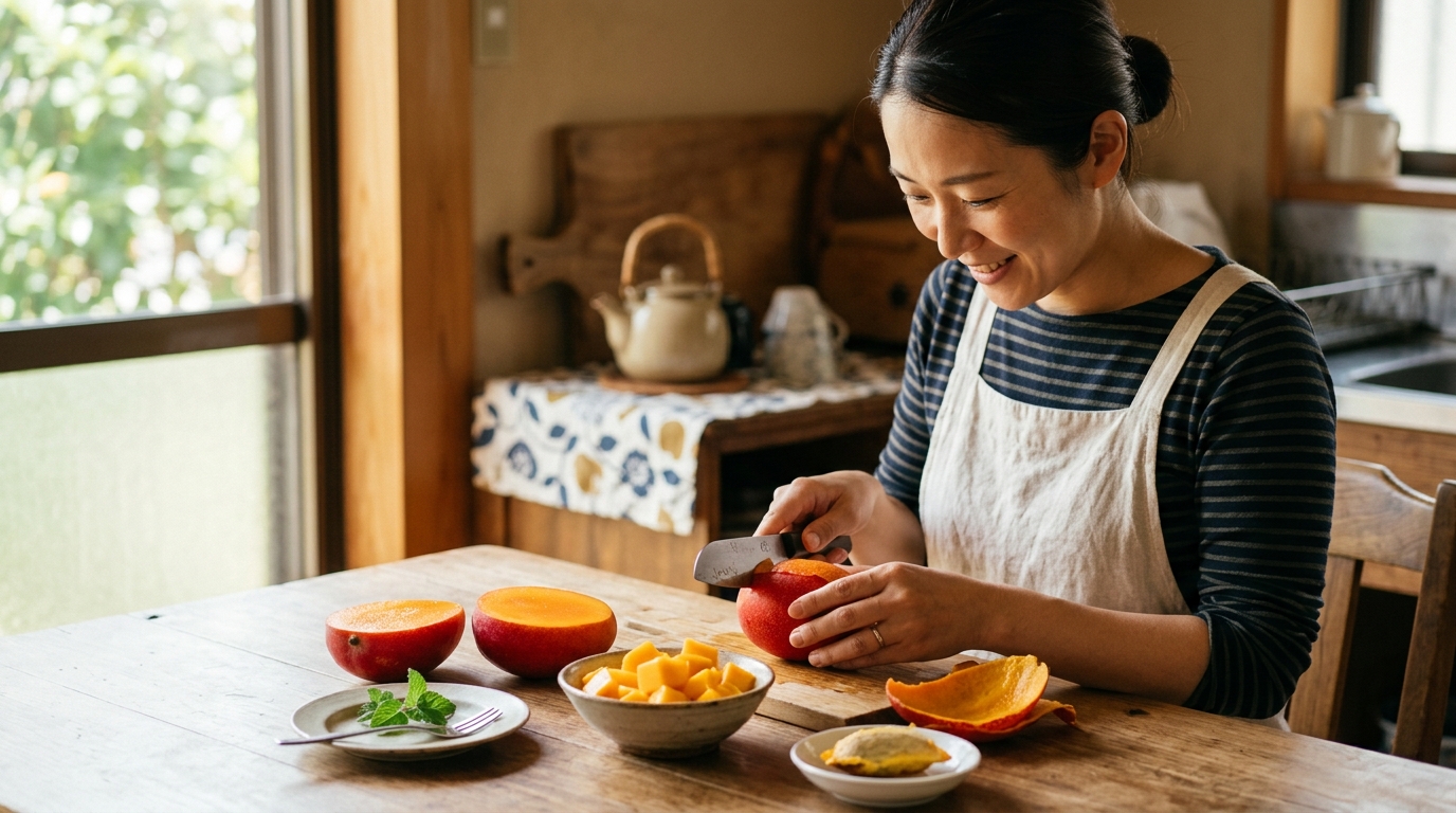高級マンゴーを無駄にしないために