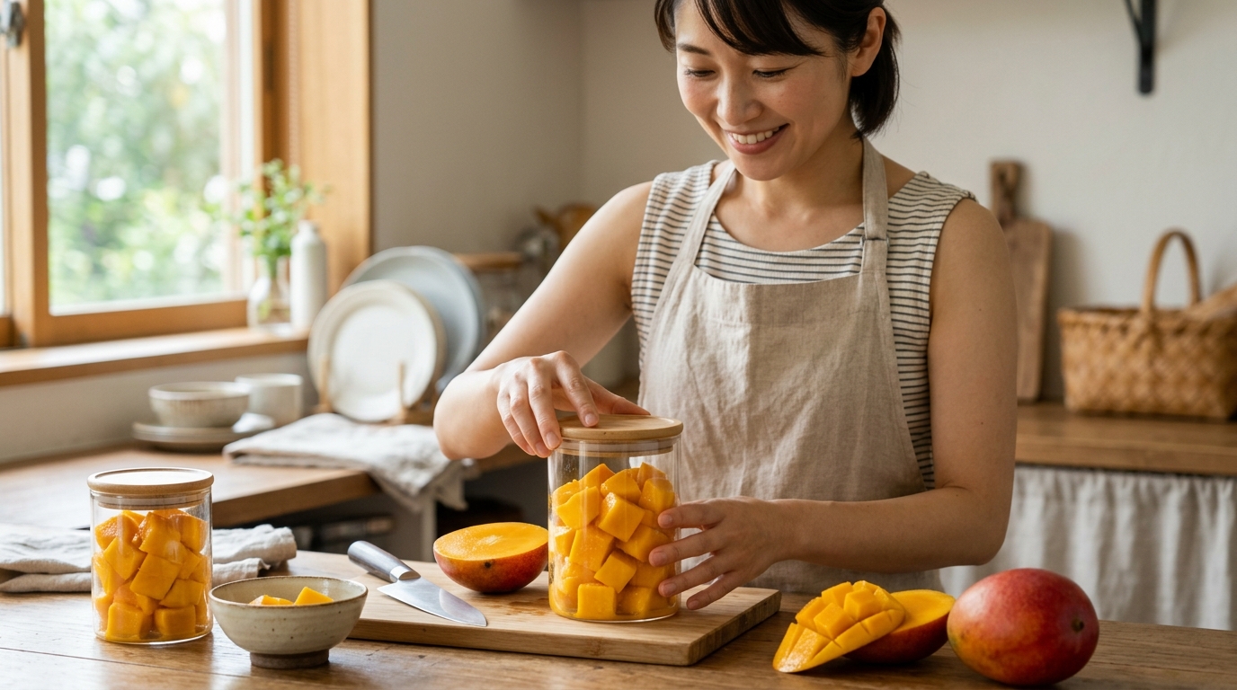 カット後のマンゴーはどう保存する？