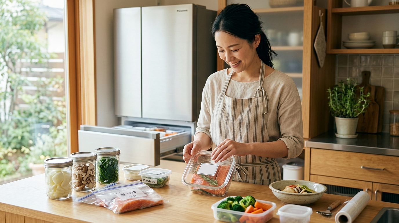 美味しさを保つ冷凍保存のやり方