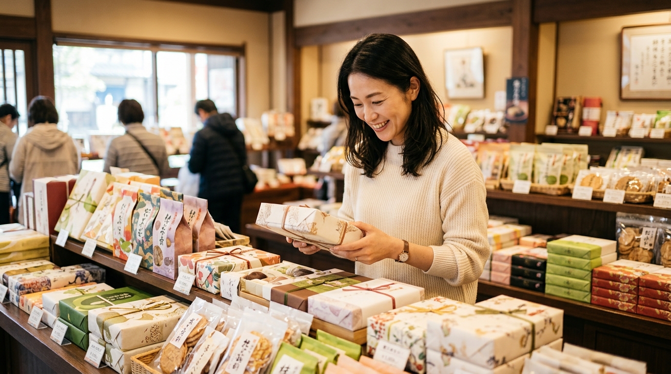 即日発送可能なお菓子のお土産