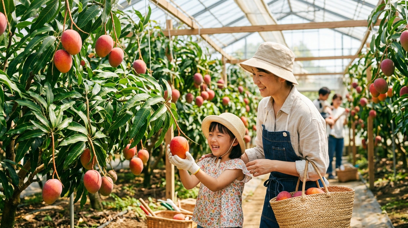 宮崎のマンゴー狩りが人気の理由