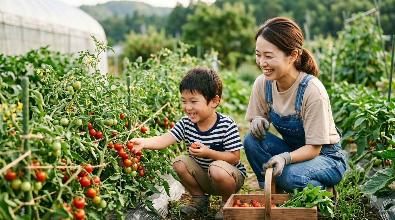 子供も楽々収穫できる理由