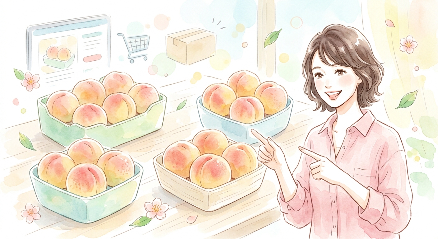 通販サイト別黄金桃の値段例