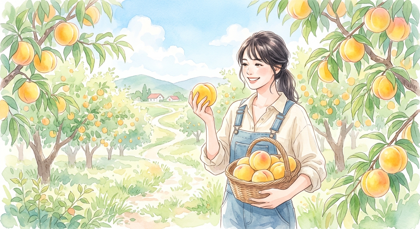 黄金桃の主要な産地と特徴