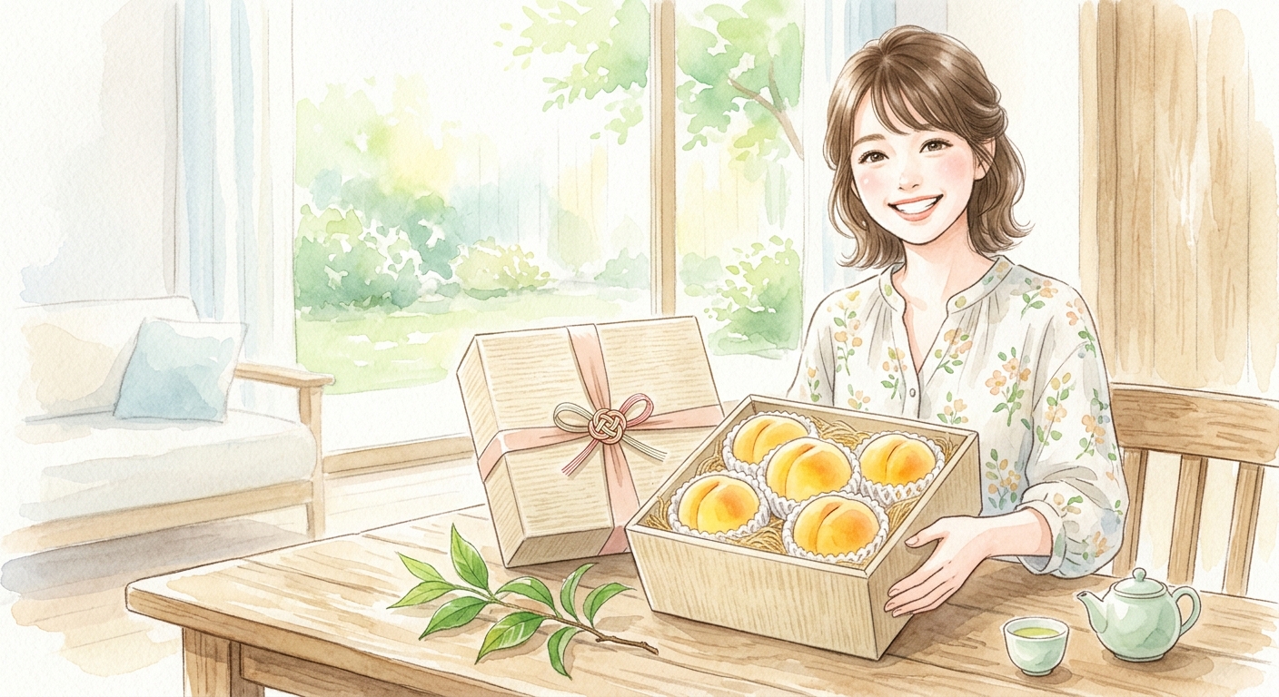 贈答に最適な黄金桃ギフト