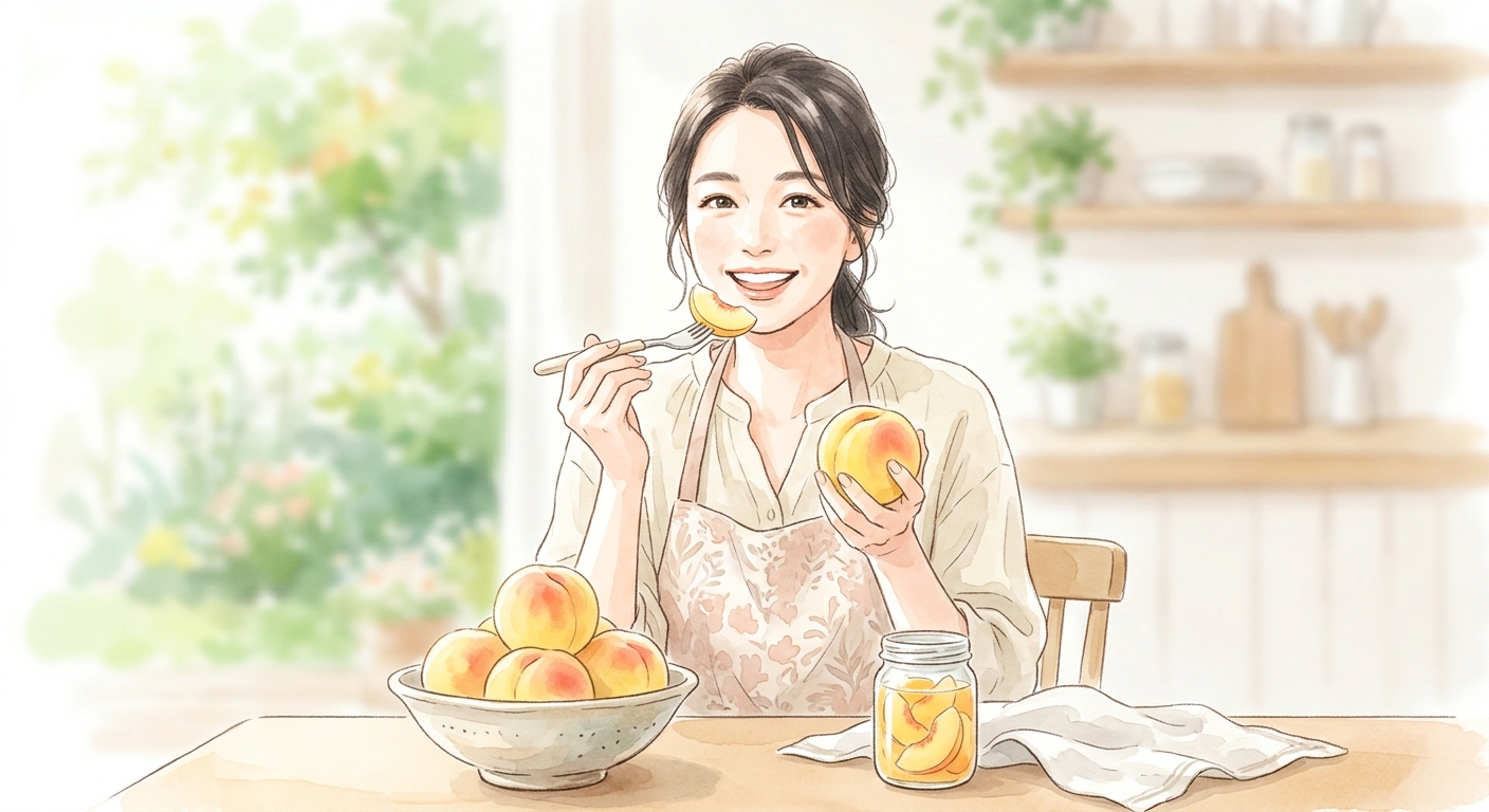 黄金桃の旬と早めの予約