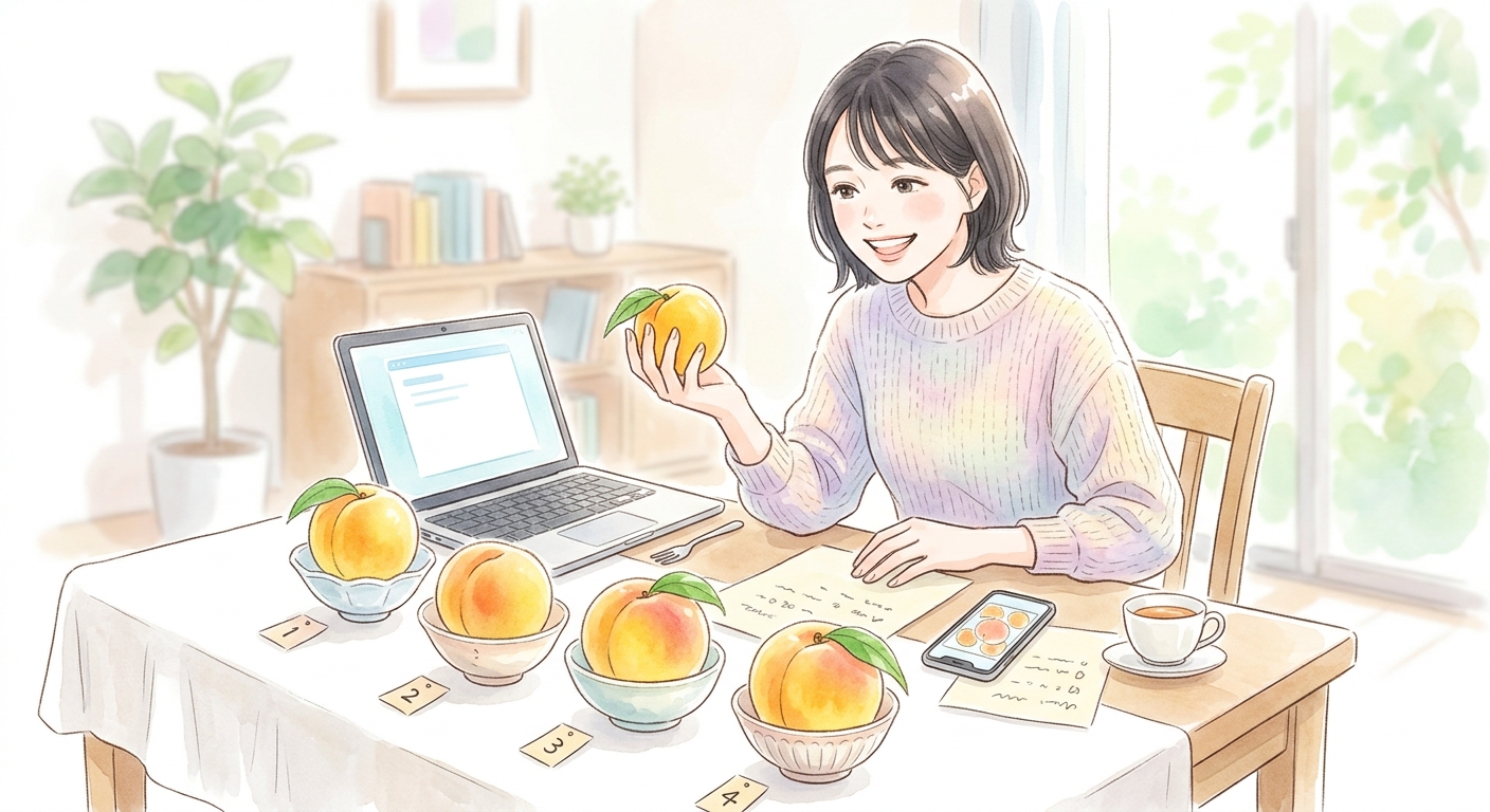 人気通販サイトで黄金桃を比較