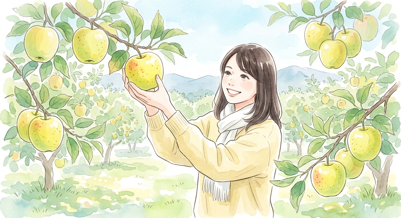 沼田でのぐんま名月りんご狩り