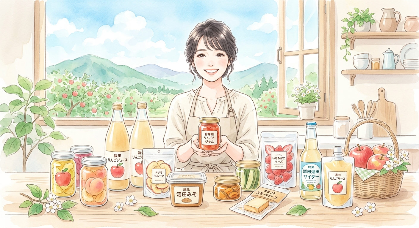 沼田から取り寄せできる加工品