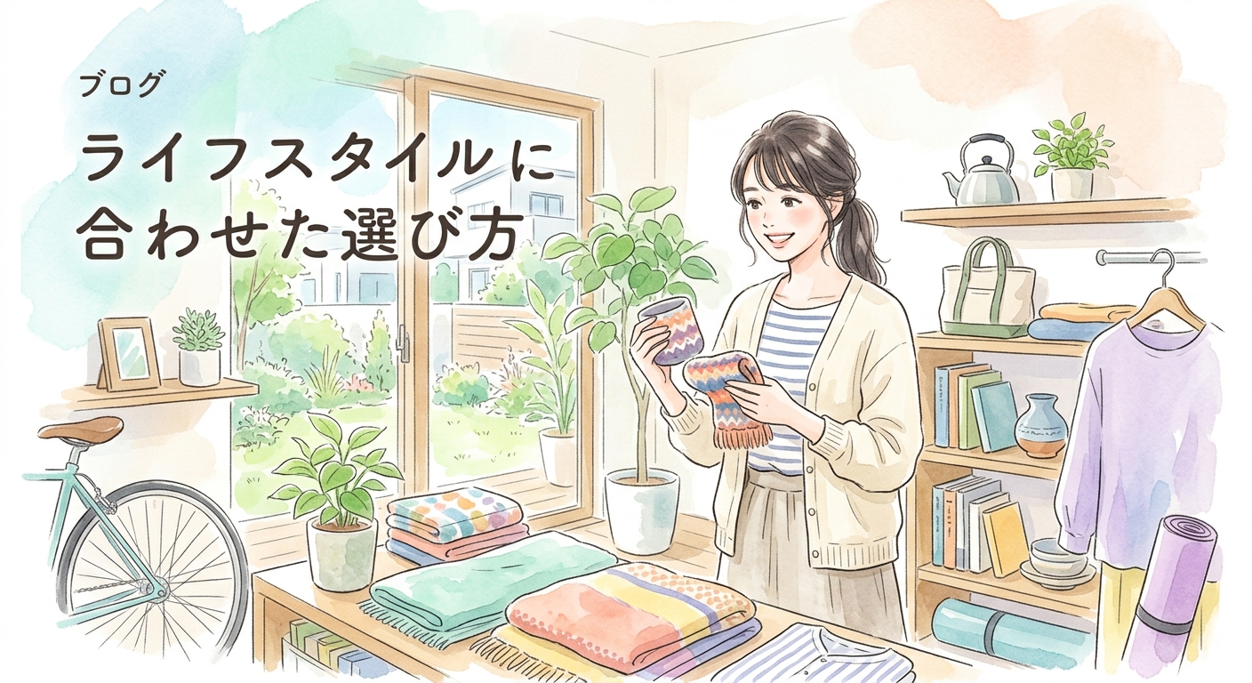 ライフスタイルに合わせた選び方