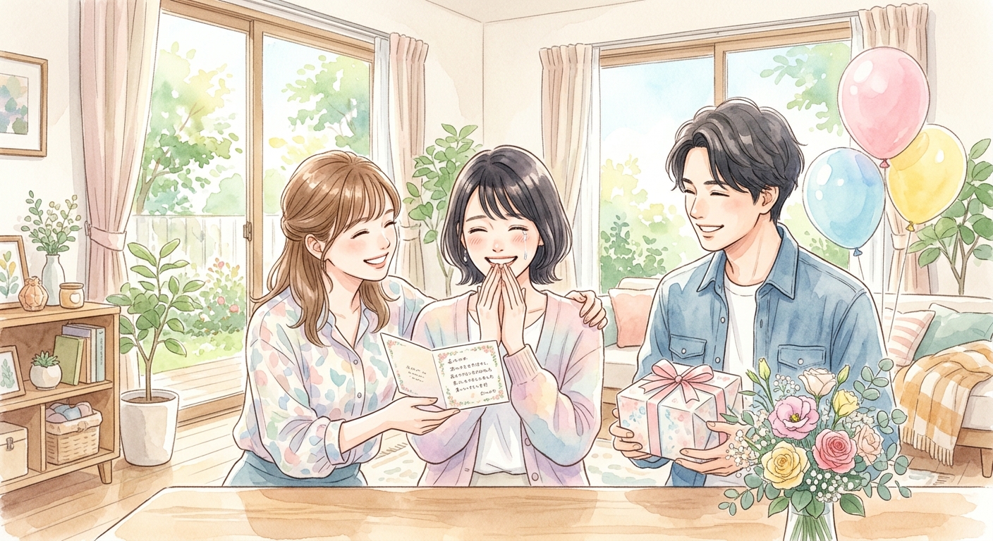 心に残るサプライズとメッセージ