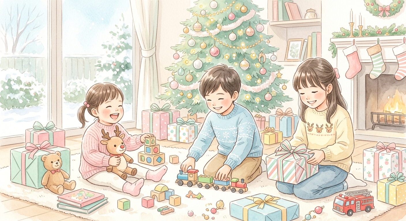 子供向けクリスマスプレゼント年齢別