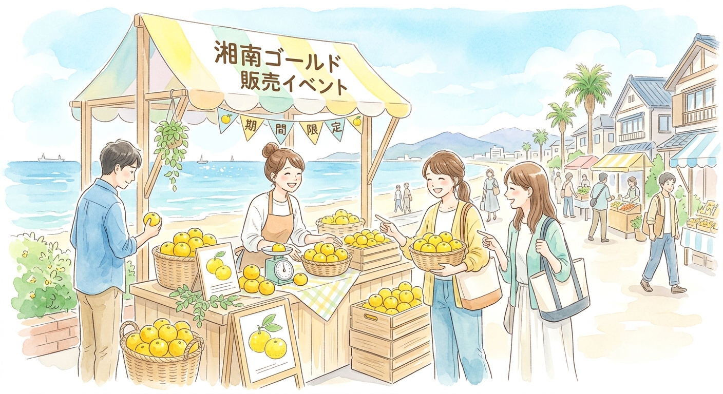 期間限定の湘南ゴールド販売イベント