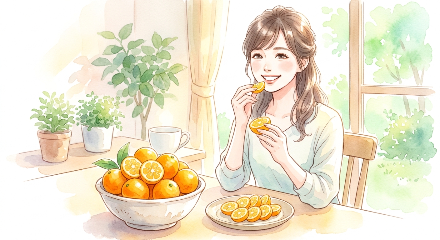 食べやすい黄金柑！種なしで甘い理由