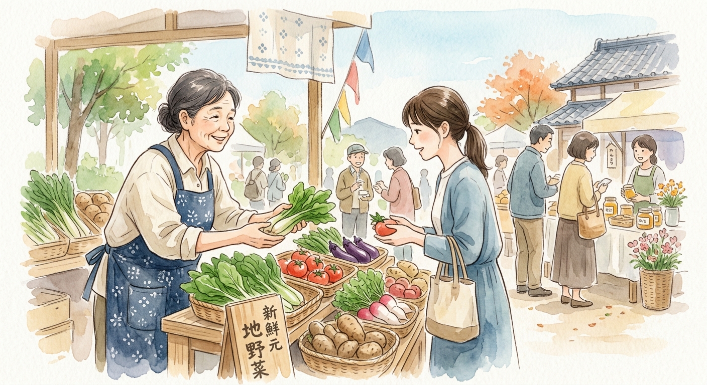 朝ドレファ～ミ♪など直売所の情報