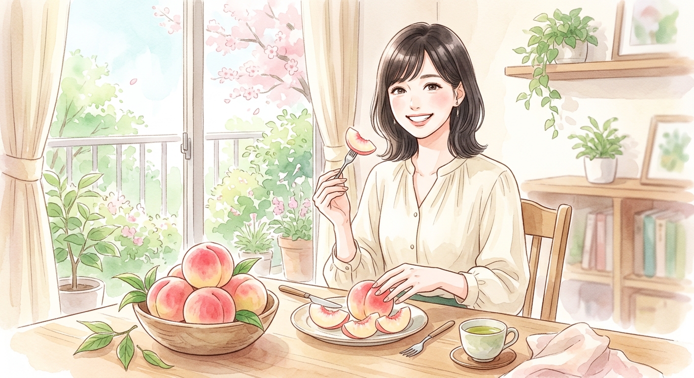 桃の旬と効果的な食べ方