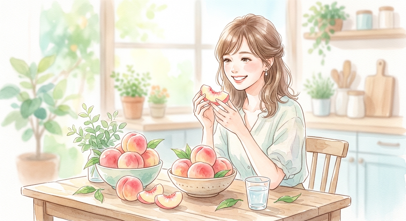 桃の低カロリーでダイエット効果