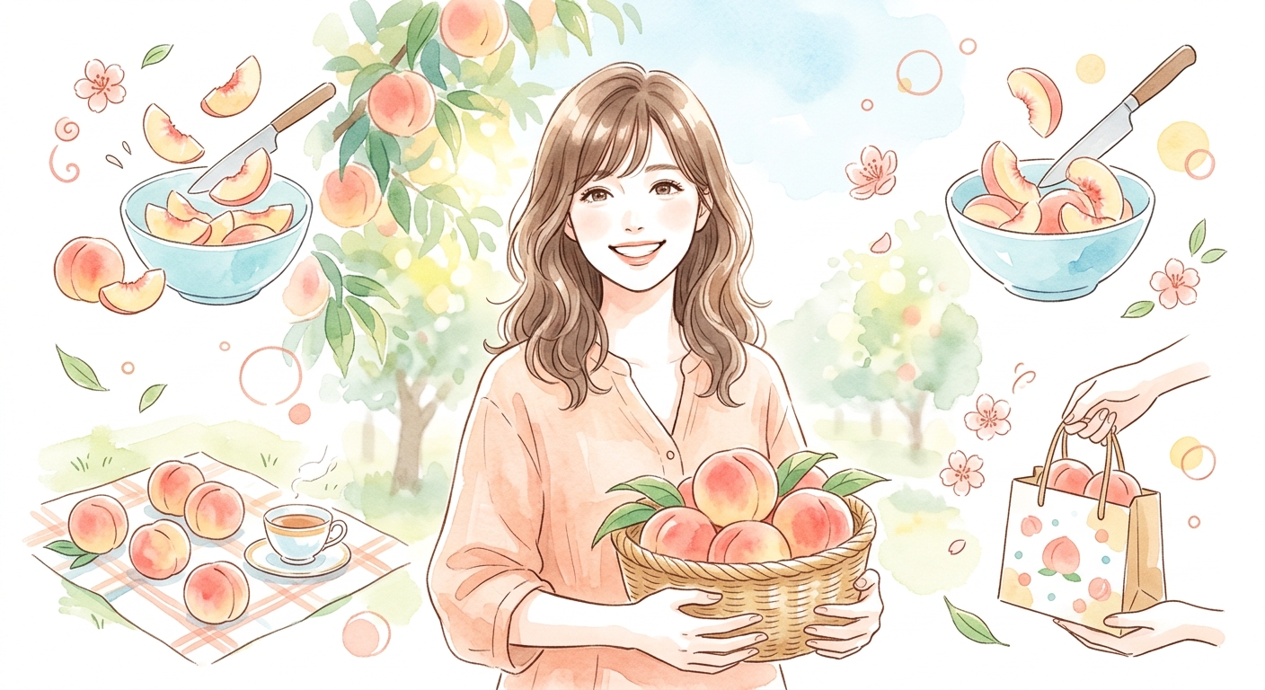 桃の注意点とおすすめシーン