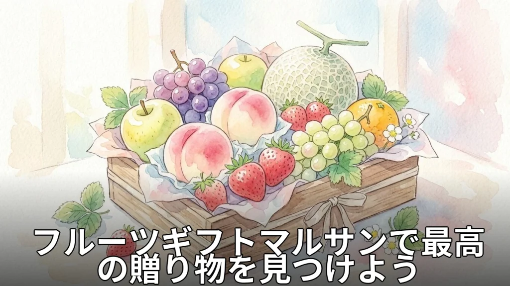 フルーツギフトマルサンで最高の贈り物を見つけよう