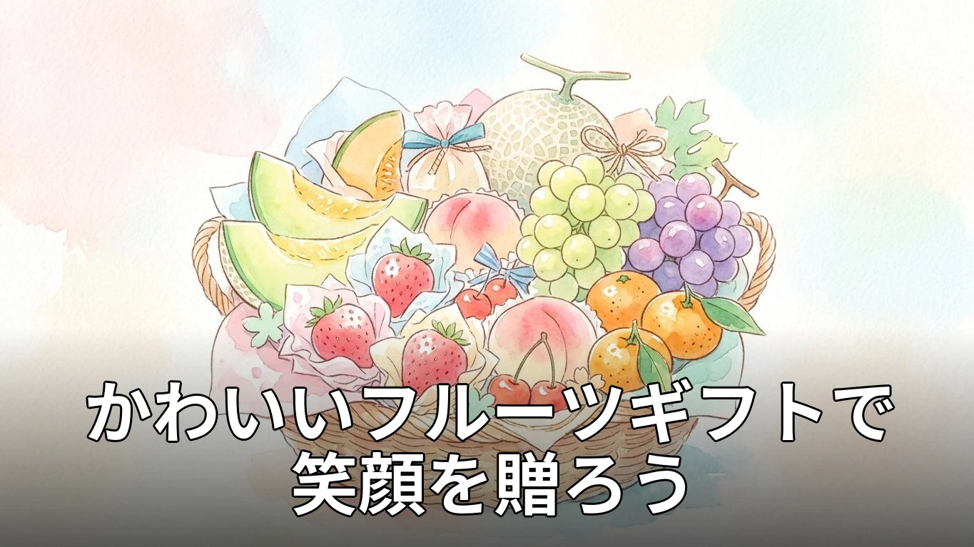 かわいいフルーツギフトで笑顔を贈ろう
