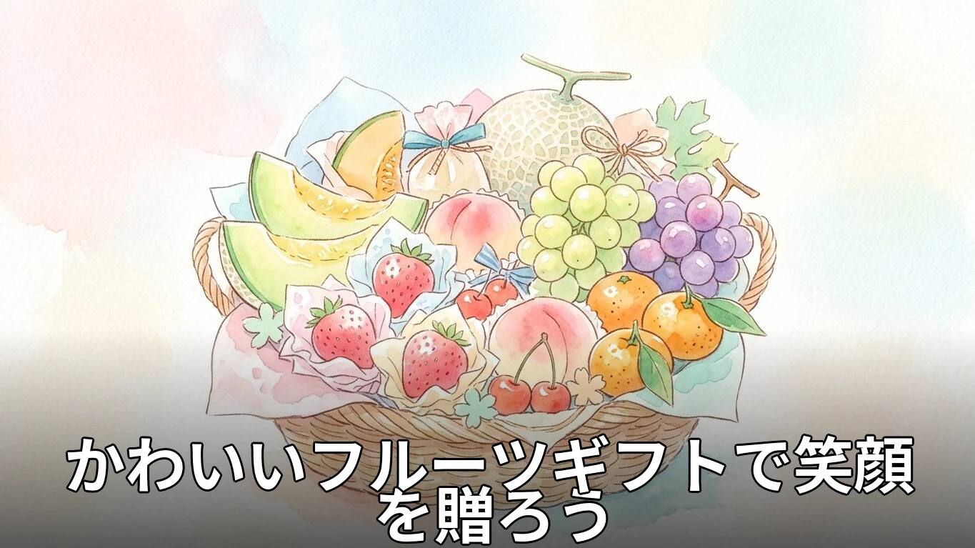 かわいいフルーツギフトで笑顔を贈ろう