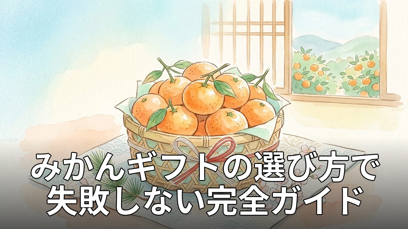 みかんギフトの選び方で失敗しない完全ガイド