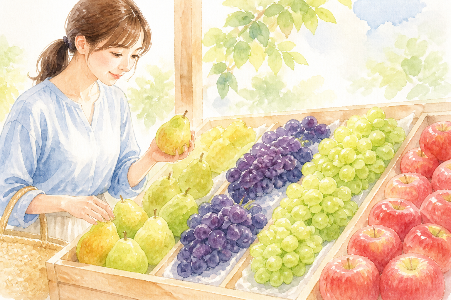 梨 ぶどう りんご フルーツ ギフト