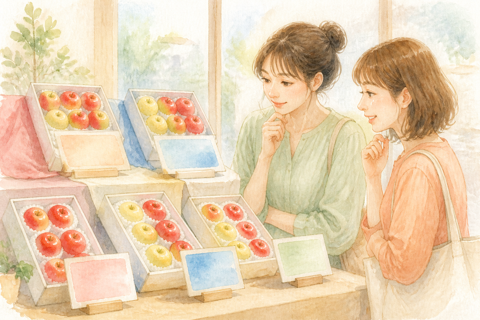 りんご、箱、はかり、価格、送料