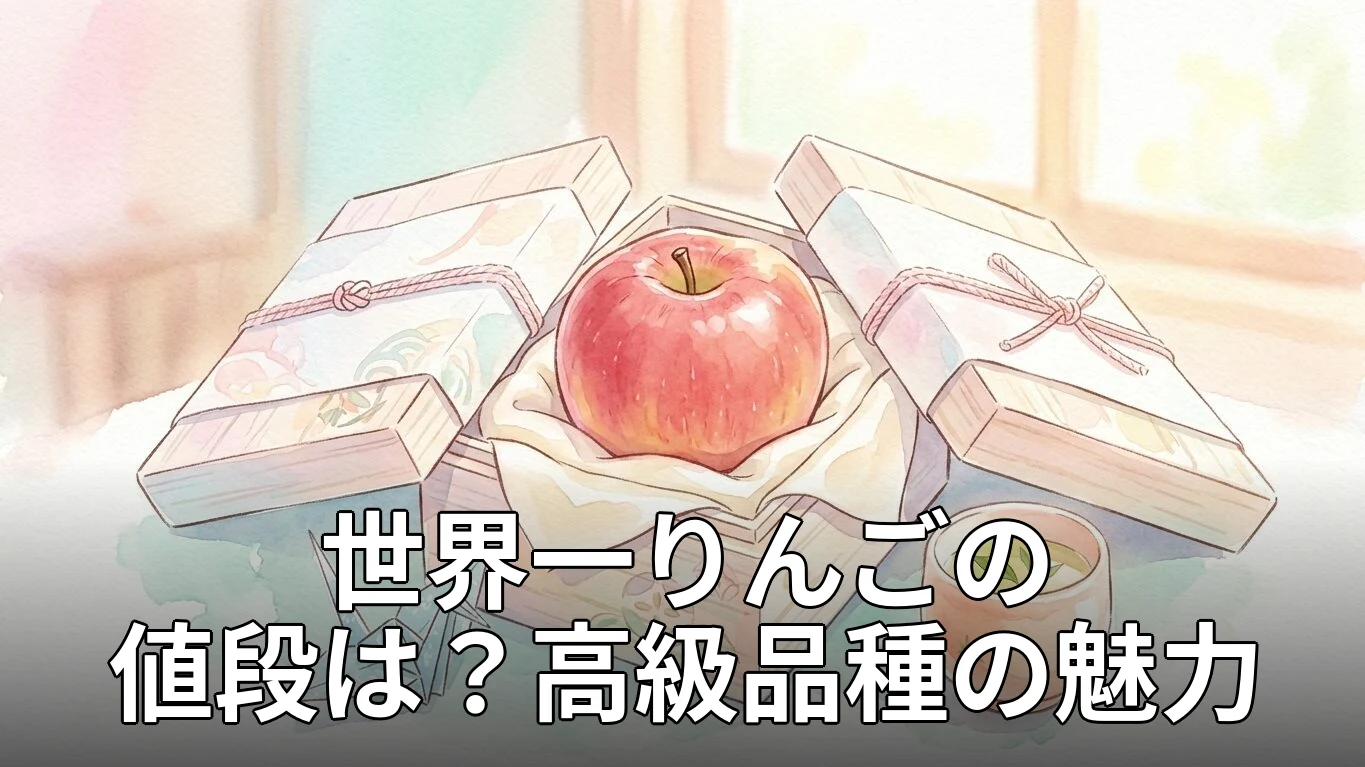 世界一りんごの値段は？高級品種の魅力