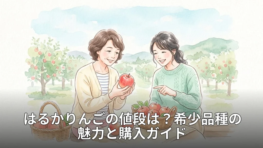 はるかりんごの値段は?希少品種の魅力と購入ガイド