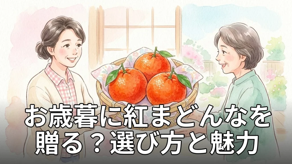 お歳暮に紅まどんなを贈る?選び方と魅力