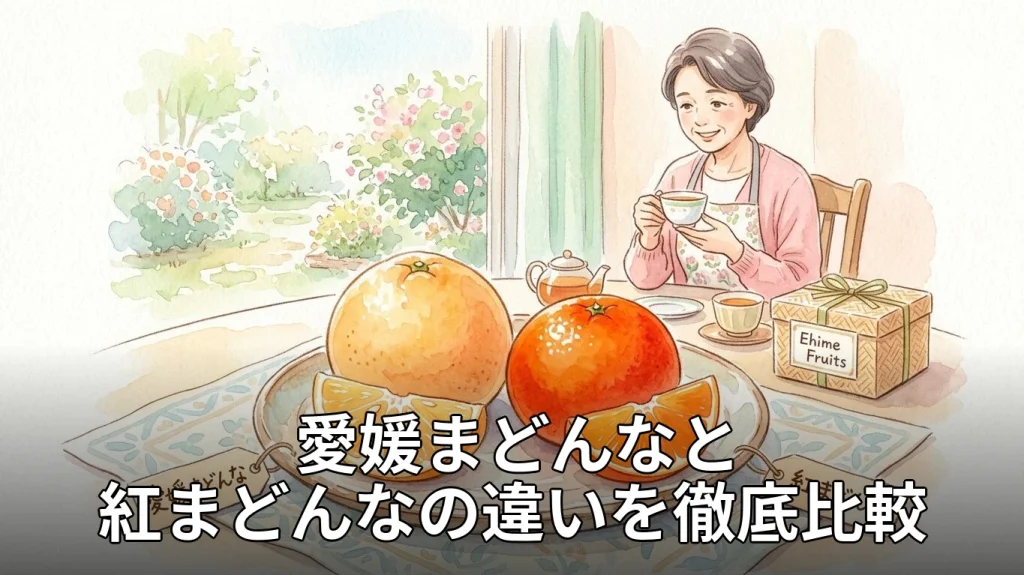 愛媛まどんなと紅まどんなの違いを徹底比較