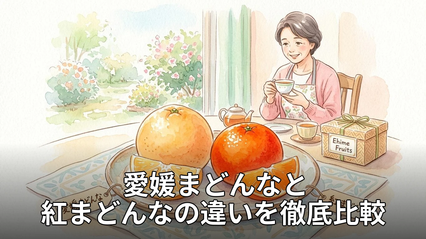 愛媛まどんなと紅まどんなの違いを徹底比較